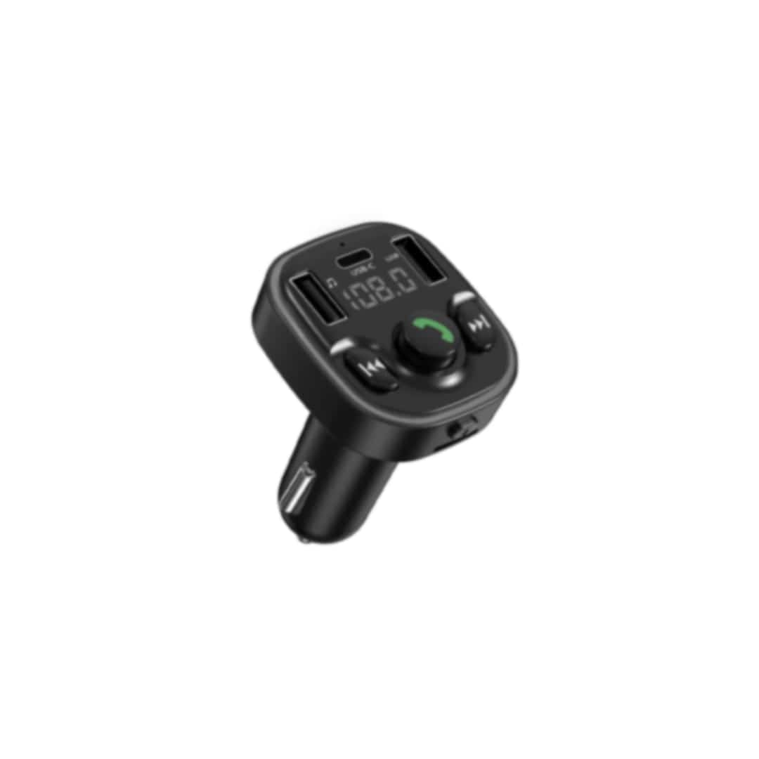 Modulator FM, Handsfree Kit cu 10 functii, Negru - Imagine 1