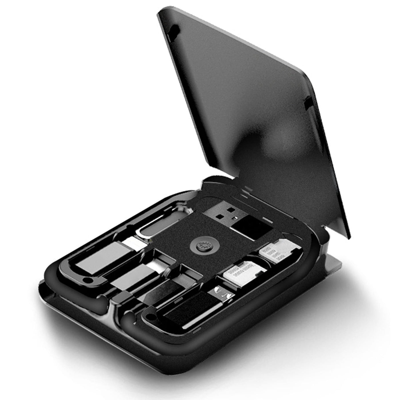 Incarcator Wireless 15W Fast Charge, Negru - Imagine 1