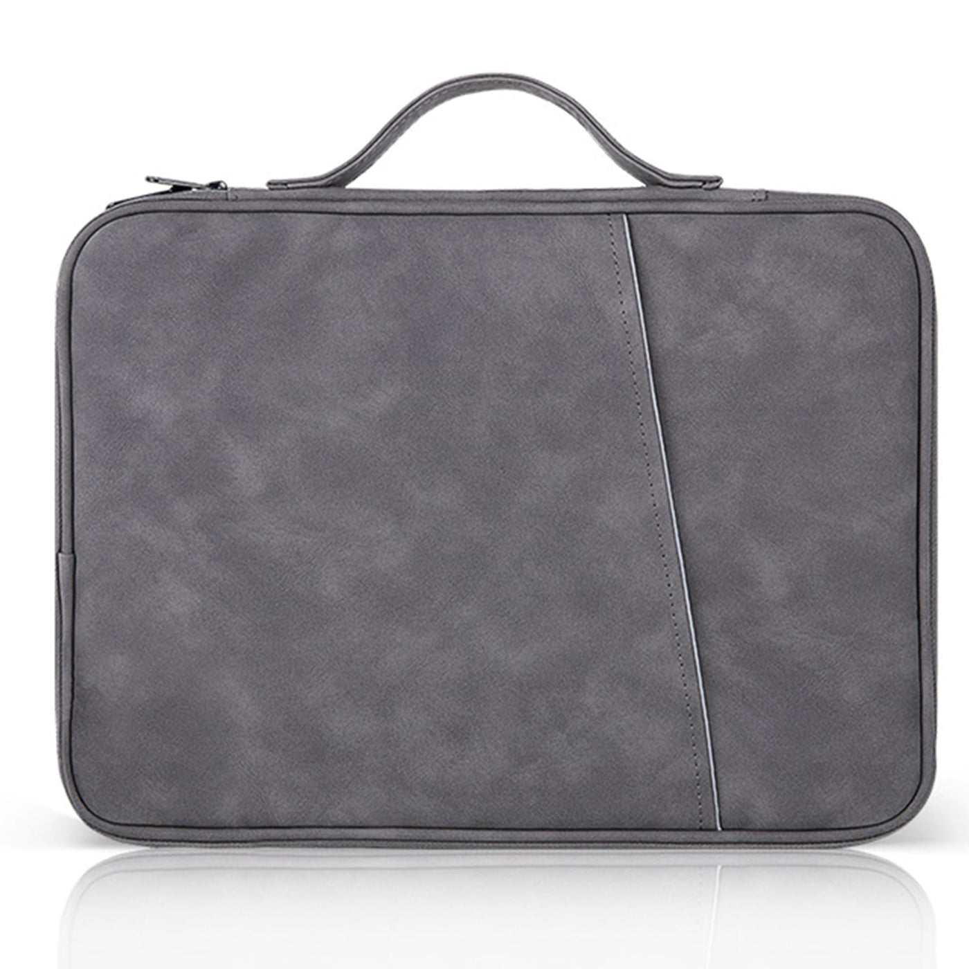 Geanta laptop portabila Timebox, 12'', 13'', 14'' inch, ultrabook, Gri - Imagine 1