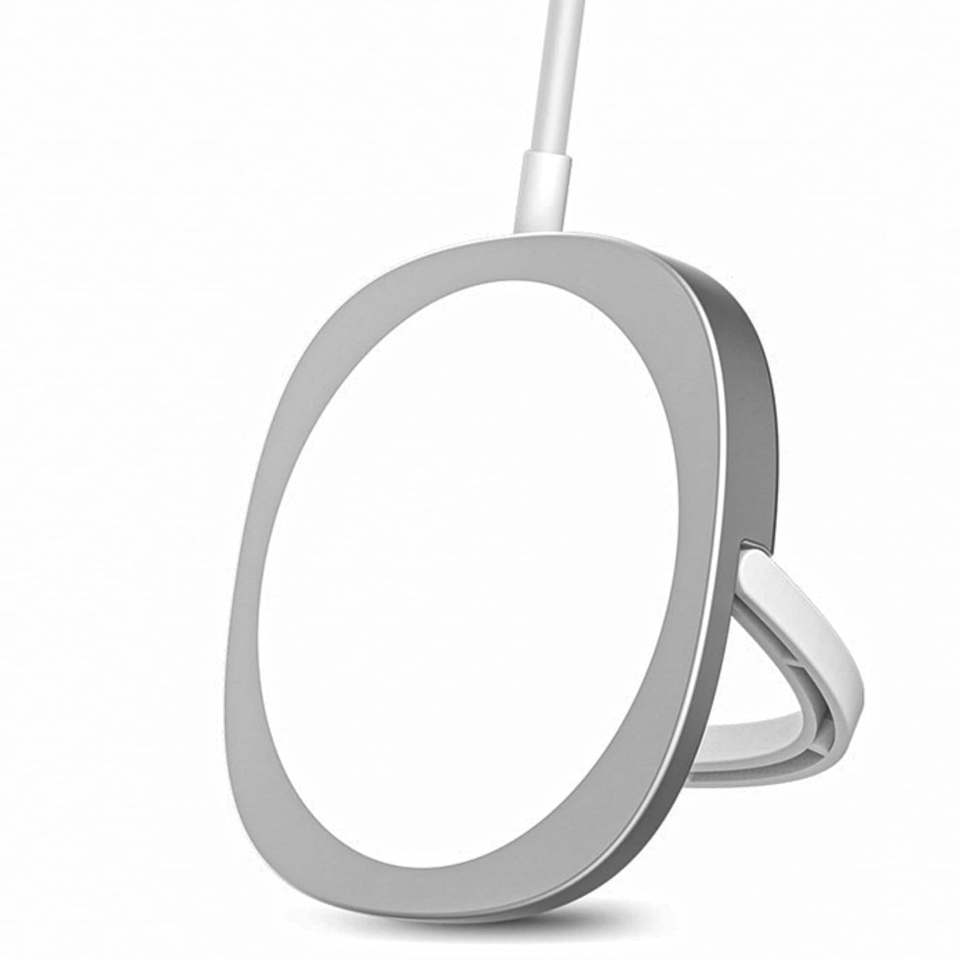 Incarcator Magnetic Wireless cu Tehnologie Magsafe Timebox, 15W, Type-C, Alb - Imagine 1