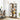 VASAGLE Biblioteca cu rafturi deschise, 8 compartimente, design industrial, 80x33x149cm, maro retro si negru