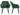 SONGMICS Scaun living tapitat din catifea cu cotiere, sarcina 120 kg, 63x60x85 cm, verde