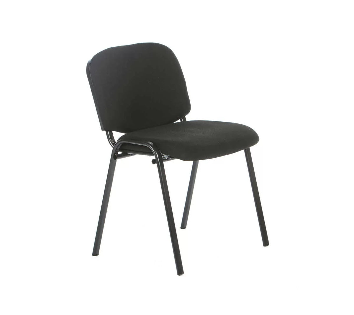 Scaun vizitator, negru, 53x40x76 cm