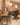VASAGLE Birou de colt in forma de L, cadru din otel, 149x149x75cm, industrial, maro rustic si negru