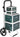 SONGMICS Carucior de cumparaturi piata, pliabil, compartiment frigorific, multifunctional, 44x35x100 cm, negru