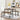 VASAGLE Masa de bar cu 2 banci, design industrial, 110x70x75 cm, maro rustic