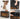 VASAGLE Banca cu organizator pantofi, cu clapeta, 30x80x51cm, industrial vintage, maro cu negru