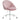 SONGMICS Scaun de birou ergonomic, inaltime reglabila, 60x60x(80-90) cm, roz pastel