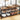 VASAGLE Cuier hol cu 12 carlige si banca pantofi, cadru metalic, stil industrial, 100x40x186 cm, maro rustic