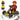Kart electric copii, 4 roti, Pliabil si usor de montat, Scaun ergonomic, Galben - Imagine 1