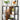VASAGLE Biblioteca cu 4 rafturi, cadru metalic, stil industrial, 74x30x155 cm, maro rustic