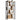 VASAGLE Biblioteca cu 4 rafturi, cadru metalic, stil industrial, 74x30x155 cm, maro rustic