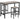 VASAGLE Set masa bar cu 2 scaune, cadru metalic, stil industrial, 120x60x90 cm, gri stejar