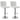 SONGMICS Set 2 scaune bar reglabile pe inaltime, cu spatar, sezut PU si suport picioare, rotatie 360°, 38x45x115 cm, alb