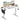 SONGMICS Birou reglabil electric, inaltime ajustabila 72-120 cm, cadru otel, blat PAL 140×60 cm, functie memorie 4 pozitii, alb