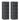 SONGMICS Set 2 bucati organizatoare suspendate pentru dulap, 5 rafturi, pliabil, 30x30x90 cm, gri
