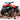 ATV electric copii 1, 6 ani, Motor dublu Constructie stabila, Rosu