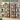 Biblioteca cu 5 rafturi, cadru din otel, picioare reglabile, 30x66x153 cm, maro rustic si negru
