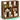 Biblioteca cu 8 compartimente, raft din lemn, 97,5x30x100 cm, maro rustic