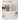 Biblioteca in trepte cu 10 compartimente deschise, PAL 15 mm, 129,5 x 29 x 129,5 cm, alb