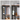 Biblioteca, raft cu 6 unitati de depozitare, din lemn, 33x120x80 cm, maro rustic
