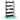 Biblioteca tip scara, cadru otel cu 5 polite, stil industrial, 80x30x170 cm, negru