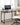 Birou calculator cu blat PAL si cadru metalic, picioare reglabile, 100x50x75 cm, negru