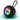 Boxa portabila, Bluetooth, Sunet surround 360, RGB, 1200mah, Negru