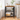 Carucior de servire pe roti, cu polite, pentru bucatarie, 40x60x77cm, industrial, maro rustic