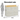Comoda cu 7 sertare textile, cadru metalic si blat PAL, 98x29x85 cm, alb crem