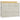 Comoda cu 7 sertare textile, cadru metalic si blat PAL, 98x29x85 cm, alb crem