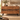 Comoda living Alicia, lemn masiv, nuanta natur/negru, 148x43.5x86 cm