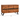 Comoda living Alicia, lemn masiv, nuanta natur/negru, 148x43.5x86 cm