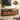 Comoda TV cu 2 sertare si 2 rafturi, cadru metalic, stil industrial, 120x40x50 cm, maro rustic
