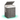 Cos rufe cu capac, ratan sintetic si sac detasabil, 90 L, 46x33x60 cm, gri