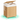 Cos rufe din tesatura tip ratan, 100L cu 2 compartimente si roti, 47x38x65 cm, bej natur