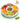 Cutie Alimentara Rotunda Mare 6 Compartimente, Model Rotativ, Bej