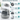 Dispenser Detergent cu Perie si Suport de Scurgere, Dozare Automata, Gri