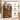 Dulap pantofi din MDF cu 3 usi basculante, pentru 15-24 perechi, 80x30x130cm, maro rustic