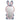 Oglinda de podea Bunny, MDF, albastru/roz, 80x162 cm