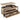 Masuta de cafea cu blat rabatabil 100×50 cm, 5 compartimente, stil industrial, PAL si otel, maro-negru