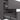 Noptiera cu 2 sertare, PAL laminat, glisiere metalice, 40x35x40 cm, gri grafit