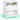 Noptiera cu sertar si statie de incarcare, 2 prize, 2 porturi USB, 45x35x58 cm, alb