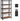 Raft cadru metalic modular pentru depozitare, 5 polite, 150x75x30cm, sarcina 650 kg, maro rustic
