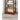 Raft cu 6 etaje, tip biblioteca, cadru metal si polite lemn, 30x40x187cm, industrial, maro rustic si negru