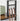 Raft de bucatarie, spatiu cuptor cu microunde, 6 rafturi, 40x60x167cm, maro rustic si negru