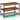 Raft de bucatarie tip insula, cadru de otel cu 3 nivele, stil industrial, 60x120x90cm, maro