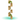Raft de colt suspendat cu 5 niveluri, design zig-zag, imitatie ratan PVC, 20x20x126 cm, bej