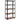 Raft de depozitare metalic, cu rafturi din MDF, 5 polite, max. 875 kg, 180x90x40cm, negru