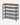 Raft de pantofi, 5 niveluri, rafturi reglabile din plasa, metal, stil industrial, 75x28x93cm, maro vintage negru